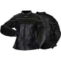 German Wear Lederjacke GW423J black Damen Lederjacke Motorradjacke Touring motorradlederjacke von German Wear