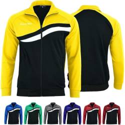 German Wear STRIKER Herren Trainingsjacke Sportjacke Joggingjacke, 58/3XL, Gelb von German Wear