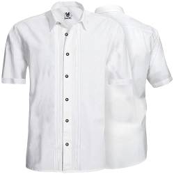 German Wear Trachtenhemd Businesshemd 2x5 Biesen Hemd Halbarm Baumwolle, XL von German Wear