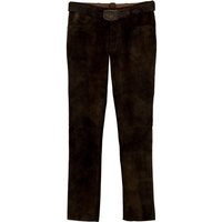 German Wear Trachtenlederhose 253-Siegfried/Aventin Trachten Herren Lederhose 253-H Lange Hose Ziegenvelour von German Wear