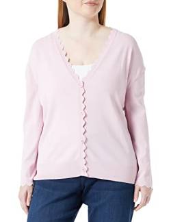 GERRY WEBER Damen 130024-35712 Jacke Strick, Powder Pink, 42 von Gerry Weber