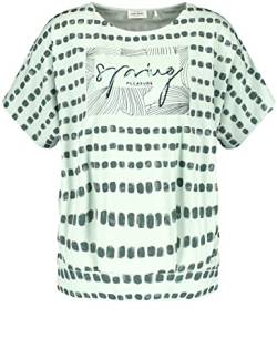 GERRY WEBER Damen 770240-35006 T-Shirt, Mint/Pine, 46 von Gerry Weber