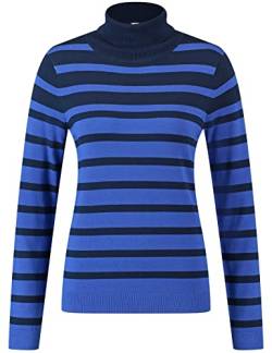 GERRY WEBER Edition Damen 770541-44727 Pullover, Blau Ringel, 36 von Gerry Weber