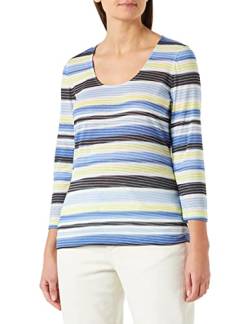 GERRY WEBER Edition Damen 977012-44012 T-Shirt, Blau Ringel, 34 von Gerry Weber