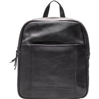 GERRY WEBER Rucksack "Lugano", Leder, uni, für Damen, schwarz von Gerry Weber