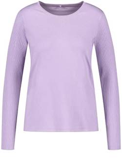 Gerry Weber Damen Pullover mit Strick-Mix Langarm unifarben Lilac 36 von Gerry Weber