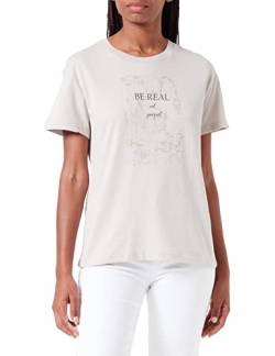 Gerry Weber Damen Shirt mit Frontdruck GOTS halber Arm T-Shirt 1/2 Arm Halbarmshirt Frontprint Clay 40 von Gerry Weber