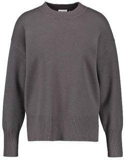 Gerry Weber Damen Softer Pullover mit verlängertem Rückenteil Langarm unifarben Volcano 42 von Gerry Weber