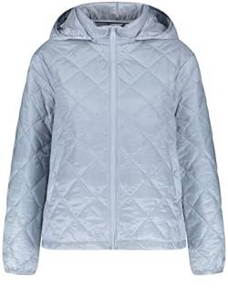 Gerry Weber Damen Steppjacke mit Kapuze Langarm unifarben Summer Sky 40 von Gerry Weber