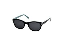 Sonnenbrille GERRY WEBER schwarz (schwarz, grün) Damen Brillen Sonnenbrillen Klassische, schmale Damenbrille, Vollrand von Gerry Weber
