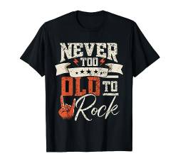 Rock And Roll Elektronische Rockgitarre T-Shirt von Geschenk für Gitarristen & Rockfans