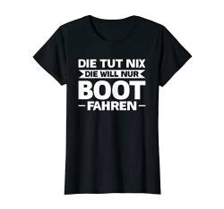 Damen Boot Bootsfahrerin Motorboot T-Shirt von Geschenk für Motorboot & Bootfahren