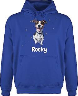 Hoodie Herren Pullover Männer - Hunde - Jack Russel Terrier - Hundebesitzern Geschenk - XL - Royalblau - Hunden Hund personalisierter hundespruch hundemotiv hundemotiven Hundebesitzer hundemotive von Geschenk mit Namen personalisiert by Shirtracer