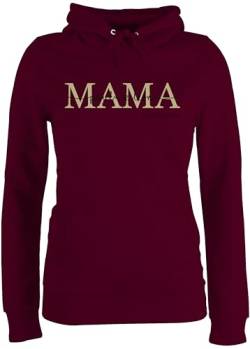 Pullover Damen Hoodie Frauen - Muttertag - Mama Mutti Mom Mum - Geburtstag Weihnachten - XXL - Burgundrot - muttertaggeschenke und hoddie personalisierte für mutertagsgeschenke 2 töchter polower von Geschenk mit Namen personalisiert by Shirtracer