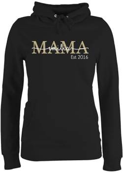 Pullover Damen Hoodie Frauen - Mutti Mama Mom Geschenk zum Muttertag - M - Schwarz - Geschenke für mütter Mother Kapuzenpullover muttertagsgeschenk muttertagsgeschenke Hoodies/pullis von Geschenk mit Namen personalisiert by Shirtracer