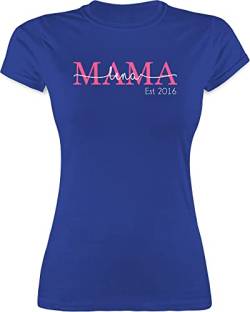 Shirt Damen - Mama Mom Mutti Geschenk zum Muttertag - S - Royalblau - Mutter Geschenke für Tshirt t-Shirt personalisierte motherday Gift t schöne muttertagsgeschenke muttertaggeschenke von Geschenk mit Namen personalisiert by Shirtracer