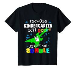 Kinder Ich Rocke jetzt die Schule - Einschulung deko Erstklässler T-Shirt von Geschenk zur Einschulung für Erstklässler