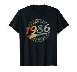 Retro Vintage Limited Edition 1986 Geburtstag Party T-Shirt von Geschenke Geschenkidee zum Geburtstag Damen Herren