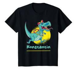 Kinder Konstantin Geschenk Name Dinosaurier T-Shirt von Geschenke für Konstantin