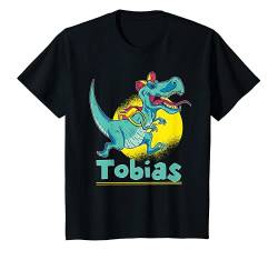 Kinder Tobias Geschenk Name Dinosaurier T-Shirt von Geschenke für Tobias