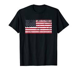 USA Amerika United States Flagge T-Shirt von Geschenke und Shirts Geburtstag Merch