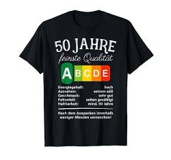 50 Jahre Feinste Qualität Lebensmittelampel 50. Geburtstag T-Shirt von Geschenke zum 50. Geburtstag für Männer mit 50