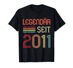 11. Geburtstag Legendär Seit 2011 Geschenk T-Shirt von Geschenke zum Geburtstag