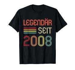 15. Geburtstag Legendär Seit 2008 Geschenk T-Shirt von Geschenke zum Geburtstag