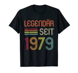 44. Geburtstag Legendär Seit 1979 Geschenk T-Shirt von Geschenke zum Geburtstag