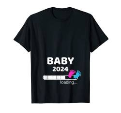 Baby 2024 Loading Schwangerschaft Mutter Mama Babyparty T-Shirt von Geschenkideen für Schwangere Frauen