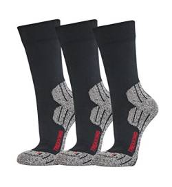 Gesundheitsstrumpf 3 Paar Funktionssocken Wandernsocken Outdoor Trekkingsocken Baumwolle Socken Frotteesohle, 43/46, Socken von Gesundheitsstrumpf