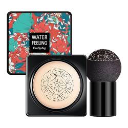 Pilzkopf Luftkissen Creme | Waterproof CC Cream Foundation Cover | Foundation Compact Cover Moist Makeup | Mushroom Head Moisturizing Foundation | Powder Langanhaltend Make Up Für Damen von Geteawily