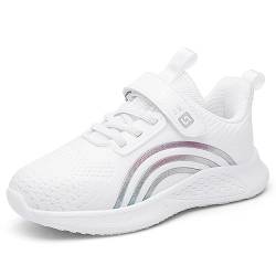 Geymxzik Laufschuhe Kinder Turnschuhe Jungen Mädchen Leicht Klettverschluss Sportschuhe Atmungsaktiv Mesh Sneakers Freizeit Schuhe 30EU von Geymxzik