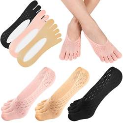 Geyoga Fünf Finger Socken 3 Paar Orthopädische Kompressionsstrümpfe Invisibility Socken von Geyoga