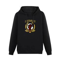 Booze and Glory As Bold As Brass Unisex Hooded Printed Pullover Hoodies Mens Black Sweatshirts BlackXL von Ghee