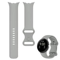 Gheper Uhrenarmband Kompatibel mit Google Pixel Watch 2 2023/Pixel Watch 2022 Smartwatch Band Weiches Silikonarmband Armband Ersatzarmband für Damen Herren von Gheper