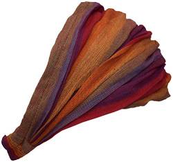 Gheri Elastisches Hippie-Bandana-Stirnband aus Baumwolle, einfarbig, Regenbogen von Gheri