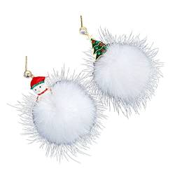 Asymmetrische Feiertagsohrringe - Festliche Weihnachten Baumeln Ohrringe - Lustige Asymmetrische Ohrringe Leichte Weihnachtsohrringe für Urlaub, Zuhause, Party Ghirting, 1, 1 Stück von Ghirting