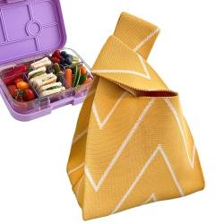 Geknotete Tasche für Damen - Tragbare gestrickte Handgelenktasche,Ärmelknoten-Beutel für die Frau, Strick-Einkaufstasche für Reisen, Hochzeit für Frauen und Mama, Häkel-Einkaufstasche für den Ghirting von Ghirting