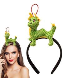 Sternzeichen-Drachen-Stirnband, Mond-Neujahrs-Haarbänder - Süßes 3D-Frühlingsfest-Haarband,Haarschmuck für Versammlungen, Veranstaltungen, Feiertage, Festivals Ghirting von Ghirting