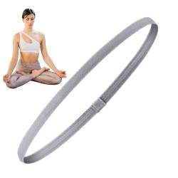 Silikon-Haarband für den Sport, elastisches rutschfestes Stirnband, Yoga-Stirnband für Damen, hochelastisches Haarband zum Laufen, weiches und tragbares Silikon-Haarband für Damen beim Sport von Ghjkldha