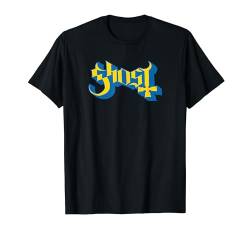 Ghost - Blue and Yellow Logo T-Shirt von Ghost