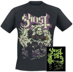 Ghost Fog YK - GITD Männer T-Shirt schwarz L 100% Baumwolle Band-Merch, Bands, Nachhaltigkeit von Ghost