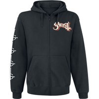 Ghost Kapuzenjacke - Papa Ring - S bis XXL - für Männer - Größe M - schwarz  - Lizenziertes Merchandise! von Ghost