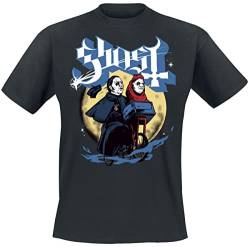 Ghost Moon Shot Männer T-Shirt schwarz XL 100% Baumwolle Band-Merch, Bands, Nachhaltigkeit von Ghost