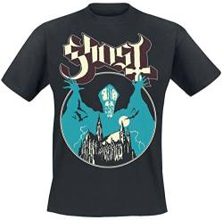 Ghost Opus Männer T-Shirt schwarz M 100% Baumwolle Band-Merch, Bands von Ghost