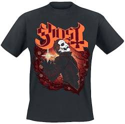 Ghost Papa 4 Star - SD Männer T-Shirt schwarz M 100% Baumwolle Band-Merch, Bands, Nachhaltigkeit von Ghost