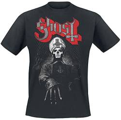 Ghost Ring Photo Männer T-Shirt schwarz 3XL 100% Baumwolle Band-Merch, Bands von Ghost