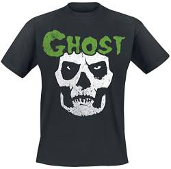 Ghost Skull Männer T-Shirt schwarz M 100% Baumwolle Band-Merch, Bands, Nachhaltigkeit von Ghost