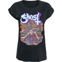 Ghost T-Shirt - 7 Inches Of Satanic Panic - S bis XXL - für Damen - Größe XL - schwarz  - Lizenziertes Merchandise! von Ghost